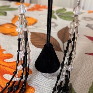 Long beaded earrings
